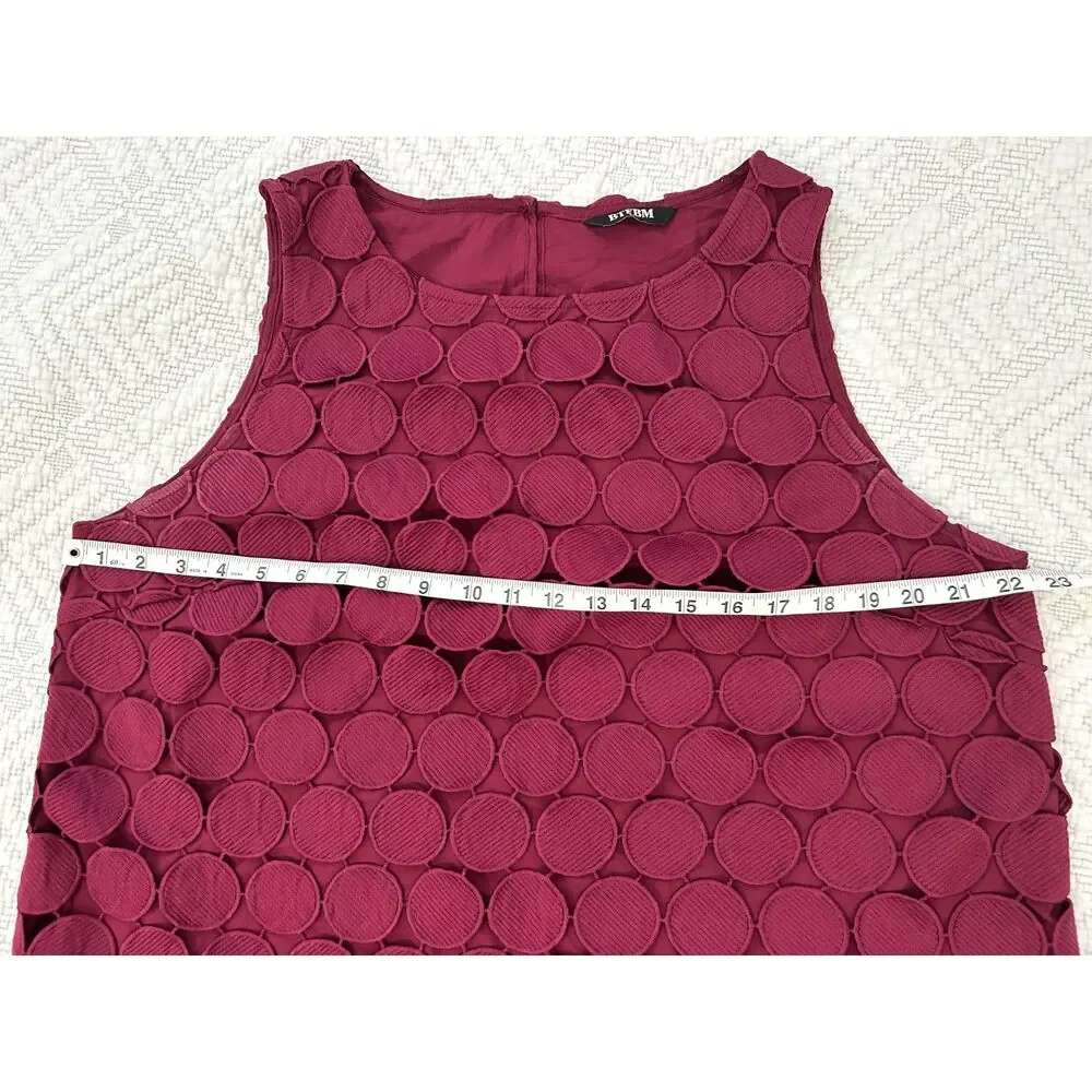 BTFBM Women's Hollow Out Embroidered Tank Dress Size XL Vacation Party Cocktail - Picture 6 of 6